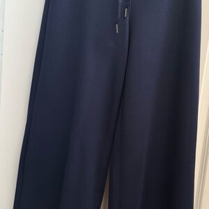 SPANX Women's Wide Leg Navy Pants